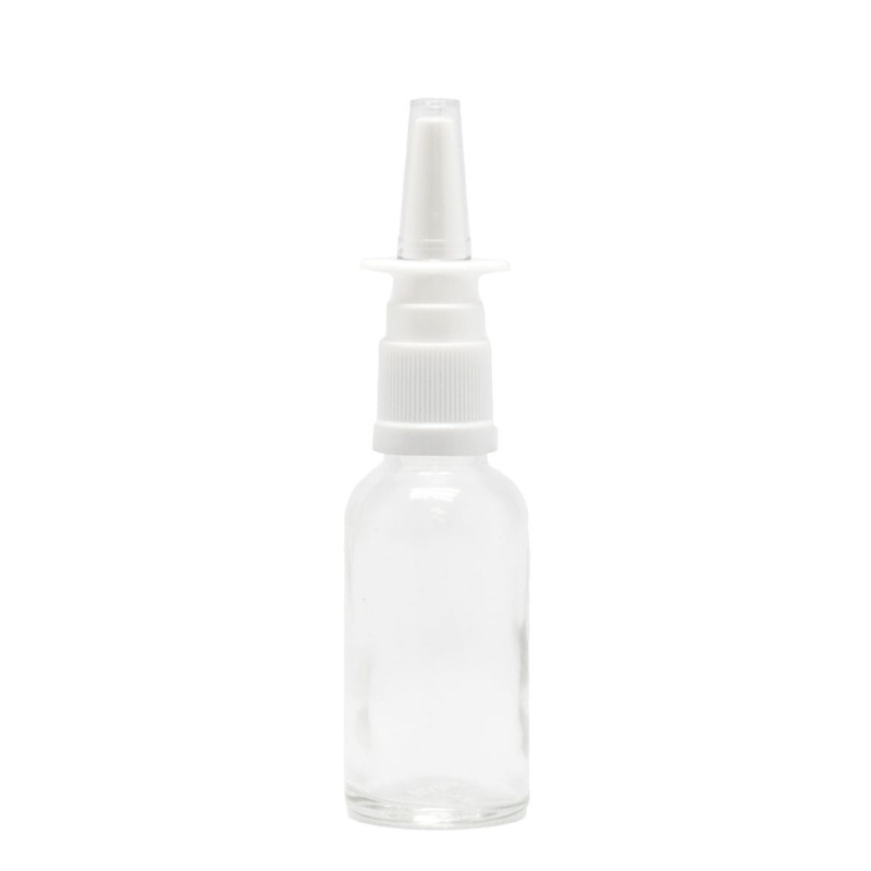 Product image of Clear Glass Aromatherapy Bottle 18mm Neck With Nasal Sprayer