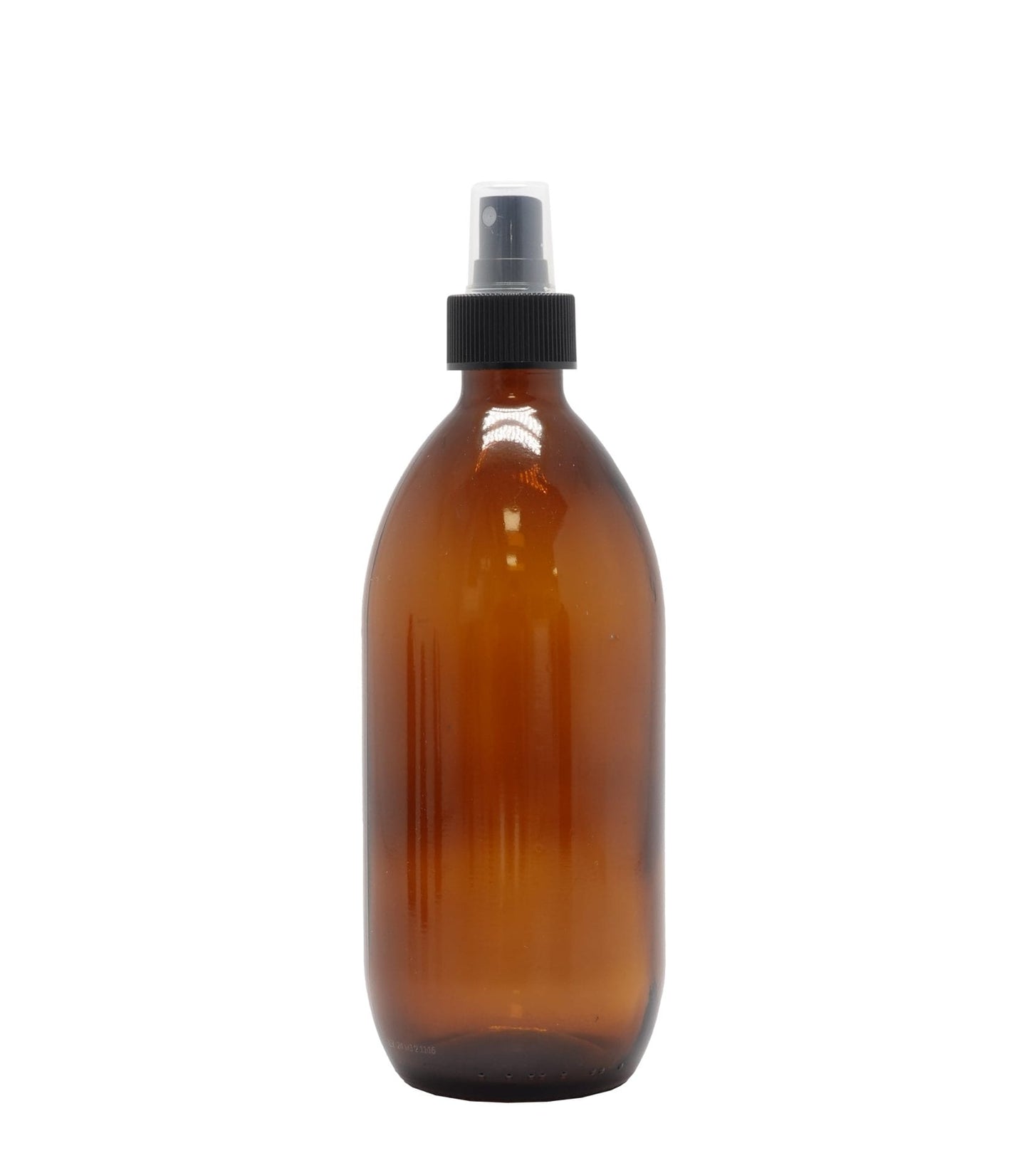 Amber Glass Generic Bottle With Black Atomiser/Mist Spray (28mm DIN Neck)