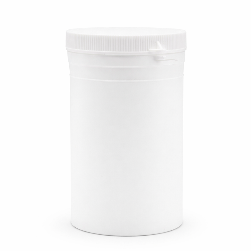 Plastic Pharmaceutical Securitainer Bottle & White Cap