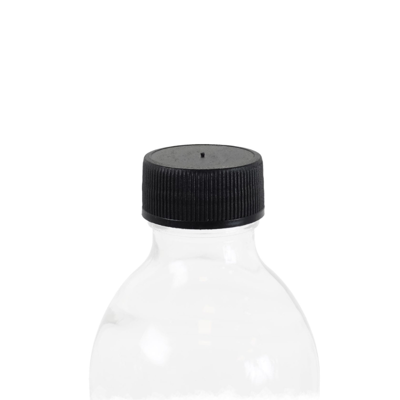 Product image of Black Screw Cap with Liner for Glass Bottles 28/410