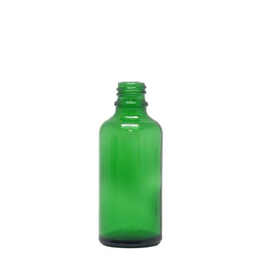 Green Glass Aromatherapy Bottle No Cap (18mm Neck)