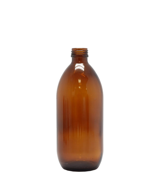 Amber Glass Generic Bottle 24mm DIN Neck (No Cap)