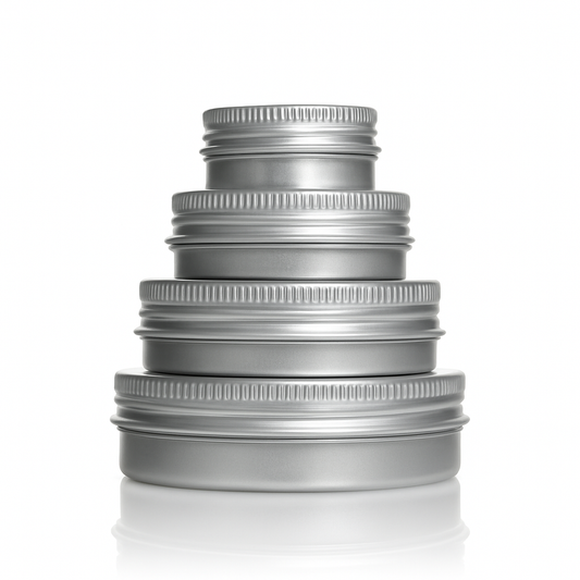 Aluminium Tins Silver