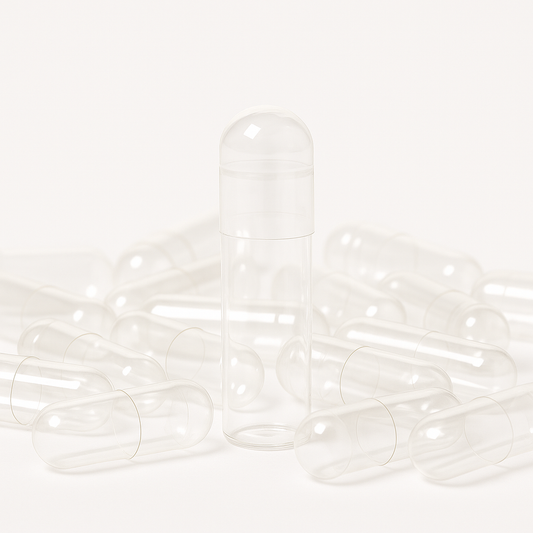 Product image of HPMC Capsules, Vegan, Vegetable Capsules - Clear