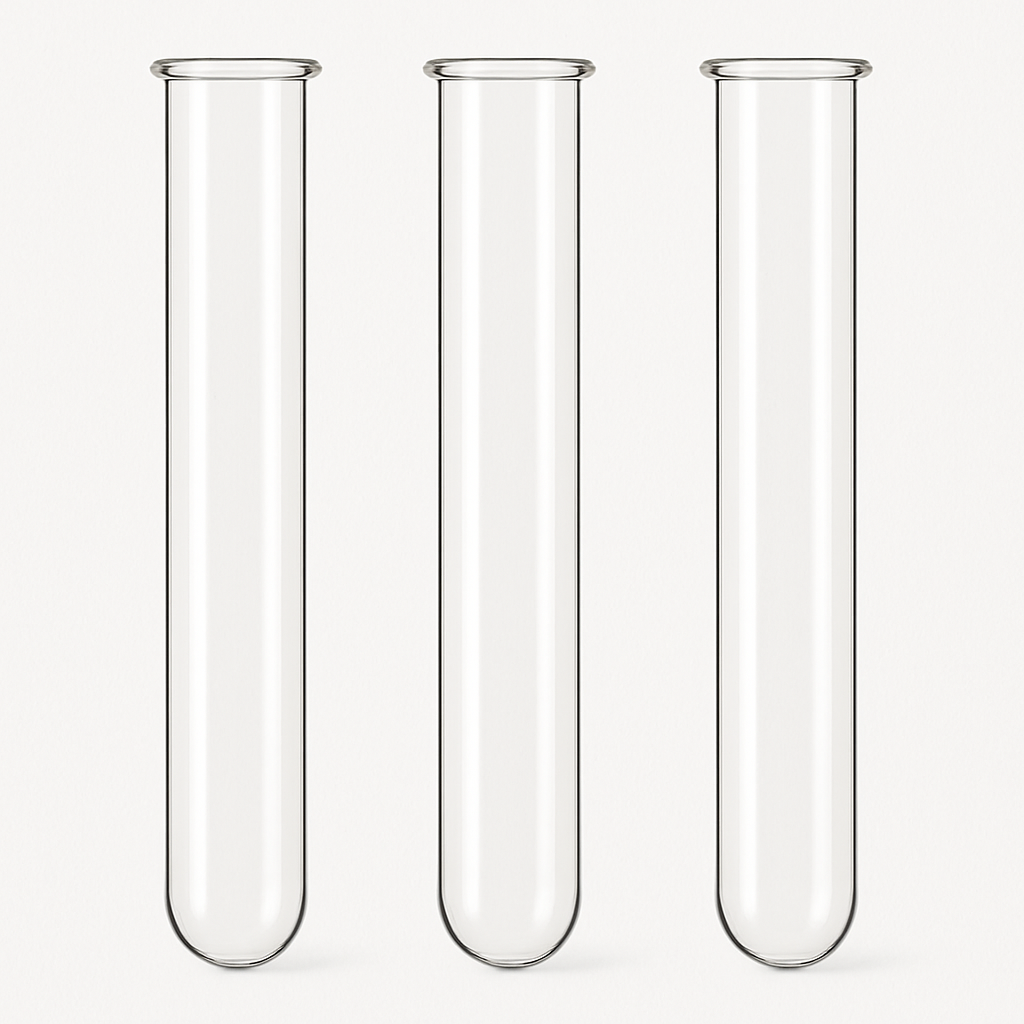 Product image of Glass Test Tubes With Rim